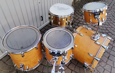 Batteria Pearl GLX 9500 del 1987 acero made Japan
