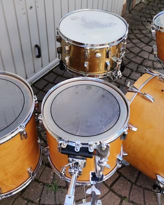 Batteria Pearl GLX 9500 del 1987 acero made Japan