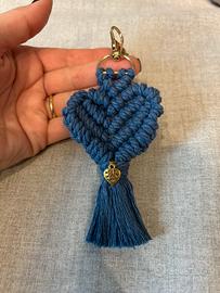 Portachiavi in macramè