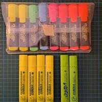 Evidenziatori lotto colori vari