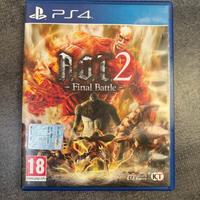 Playstation 4 - Attacco dei giganti Final Battle