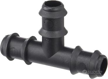 100 connessioni a T per irrigazione diametro 16mm