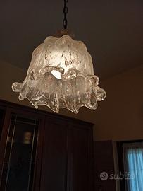 Lampadario in vetro Murano