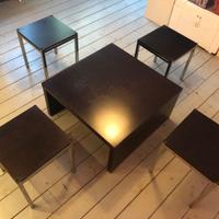 Tavolo stile giapponese allungabile +sgabelli