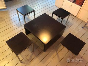 Tavolo stile giapponese allungabile +sgabelli