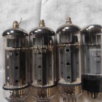  3 valvole  siemens EL 519.  374 una FL34   674