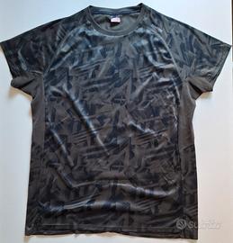 t-shirt tecnica uomo Domyos decathlon L verde