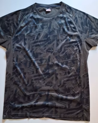 t-shirt tecnica uomo Domyos decathlon L verde