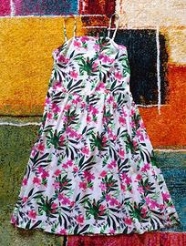 Vestito GUESS multicolore a fiori,Tg.14anni