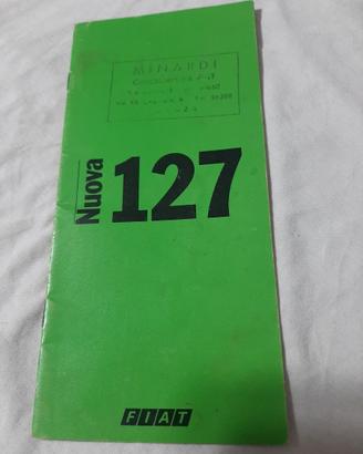 FIAT 127 DEPLIANT MINARDI FAENZA ORIGINALE