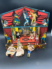 Teatrino con marionette burattini inizio “900