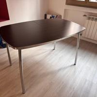 Tavolo allungabile moderno – piano wengé