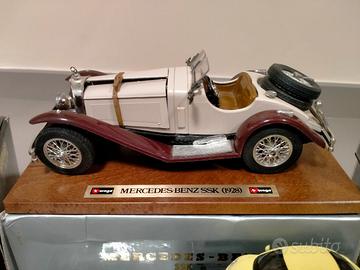Mercedes Ssk scala 1:18 base legno
