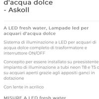 Lampada led per acquario
