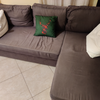 Divano letto angolare con contenitore