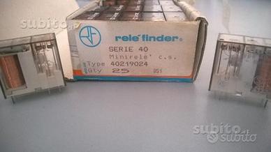 Relè Minirelè Finder Type 40.21 10A - 250 V - AC1