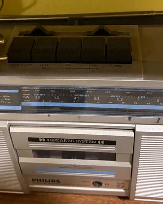 registratore a cassette stereo portatile Philips