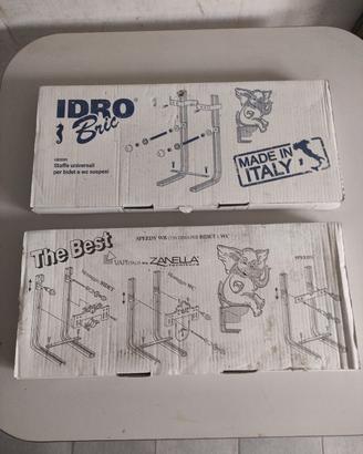 staffe supporto bidet e wc universali 