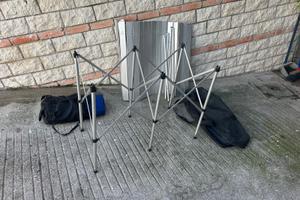 Tavolo campeggio  + materassino gonfiabile