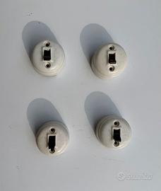 INTERRUTTORI IN PORCELLANA VINTAGE