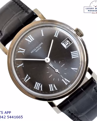 PATEK PHILIPPE Calatrava Date 3445 Oversize grey