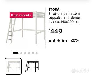Letto soppalco