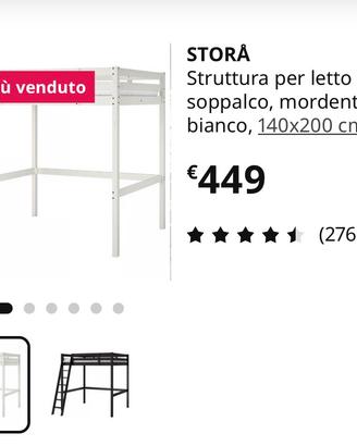 Letto soppalco