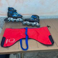 Roller Oxelo  - Taglia Regolabile 38-41 + Borsa