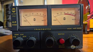 Zetagi HP 1000 rosmetro wattometro con accordatore