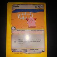 Carta Pokemon Cleffa Skyridge ITA Italiano 48/144
