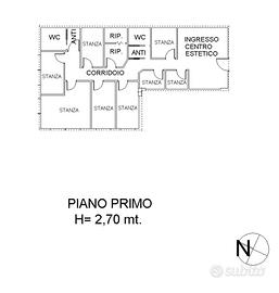 Centro estetico in complesso commerciale