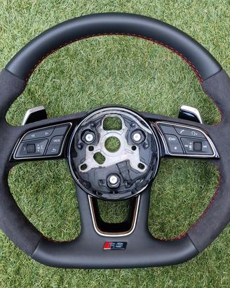 Volante Piatto Audi RS Alcantara Pelle 2016 - 2025