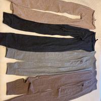 Lotto 4 leggins calzedonia in maglia tg 1/2 v