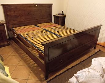 Letto matrimoniale + doga 