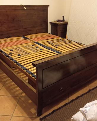 Letto matrimoniale + doga 