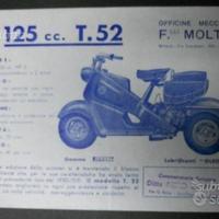 Molteni FM 125 T.52 Scooter depliant pubblicitario