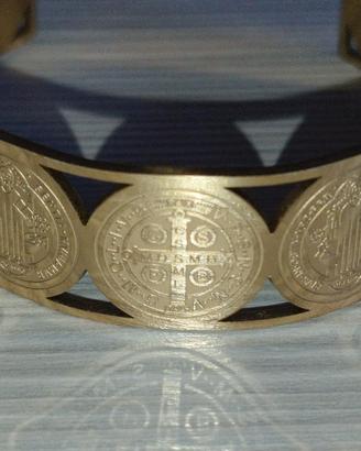 Bracciale Croce San Benedetto protezione