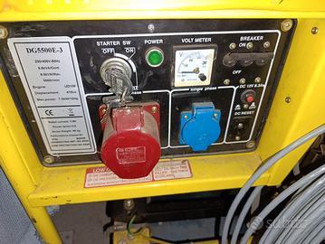 generatore gruppo elettrogeno diesel 7 kw 