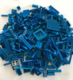 Lotto Pezzi Sfusi Lego Vintage Blu (660g) - Lavati