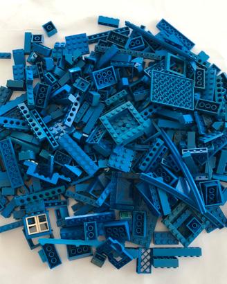 Lotto Pezzi Sfusi Lego Vintage Blu (660g) - Lavati