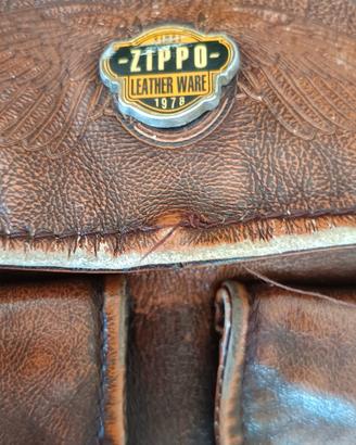 Borsa donna uomo in pelle Zippo