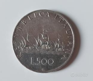 500 lire Caravelle  Repubblica Italiana 