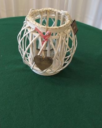 NUOVA GRANDE Lanterna portacandela shabby 30 cm