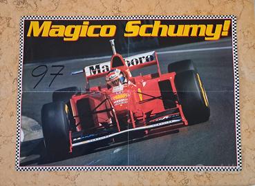 Poster Magico Schumacher e Ferrari 1997