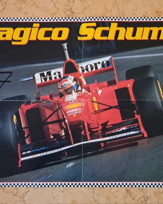 Poster Magico Schumacher e Ferrari 1997