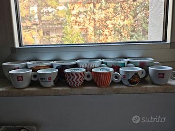 tazzine caffè Illy da collezione 