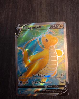 carta pokemon 076/078 dragonite v 