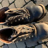 scarponi vintage vera pelle