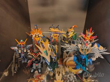 Lotto Gundam SD, Zoids e Mechagodzilla – montati