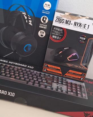 SET GAMING COMPLETO NUOVO SIGILLATO 